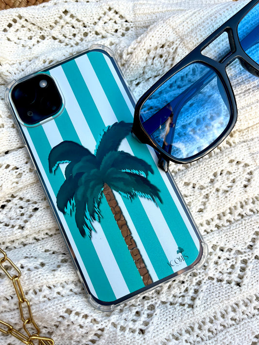 Iphonecase Blue Palm Vibes