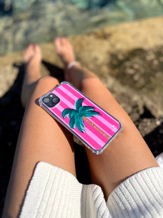 Iphonecase Pink Palm Vibes